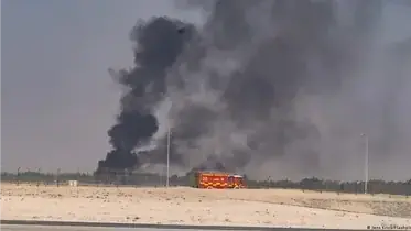 Tiêm kích Ấn Độ rơi tại Triển lãm hàng không Dubai